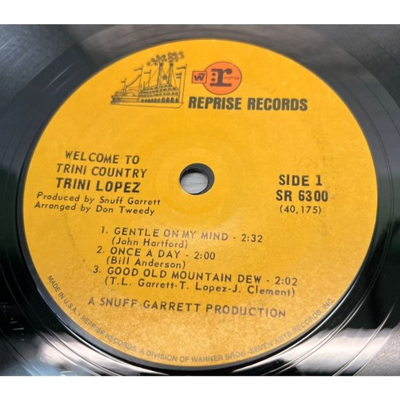 Trini Lopez Welcome to Trini Country Compact 33 Jukebox 7" Record Reprise SR6300 - Picture 2 of 6